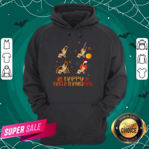 Nice German Shepherd Happy Hallothanksmas Hoodie