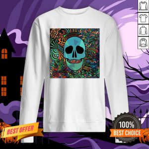 Nice Sugar Skulls Day Of The Dead Nola Colors Sweatshirt