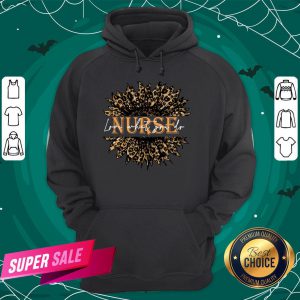 Nice Sunflower Leopard Love What You Do Nurse Hoodie