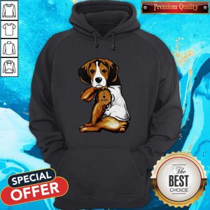Nice The Beagle Dog I Love Mom Hoodie