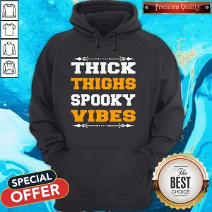 Official Thick Thighs Spooky Vibes Halloween Hoodie