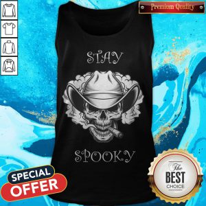 Stay Spooky Retro Skull Halloween 2020 Tank Top
