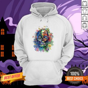Sugar Skull Colorful Day Of The Dead Dia De Muertos Hoodie