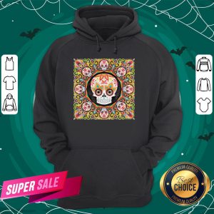 Sugar Skull Mandala Dia De Los Muertos Day Dead Hoodie