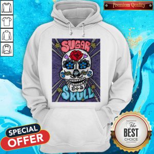 Sugar Skull Trippy Day Of The Dead Muertos Hoodie