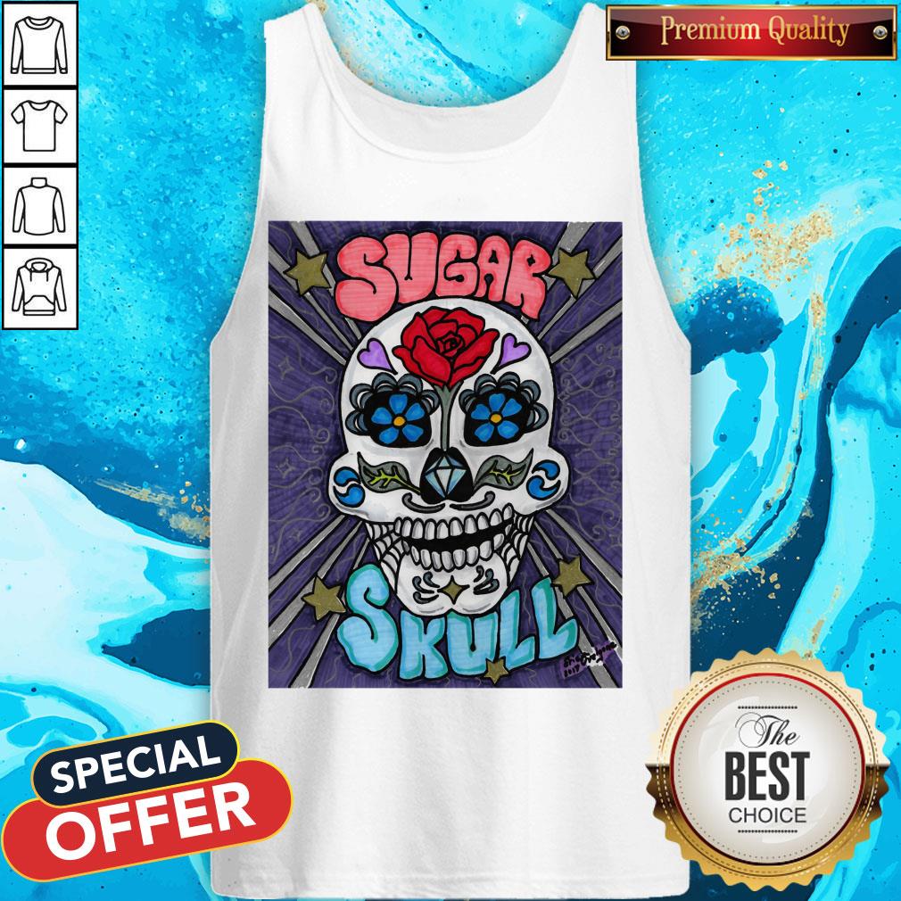 Sugar Skull Trippy Day Of The Dead Muertos Shirt Sugar Skull Trippy Day Of The Dead Muertos Tank Top