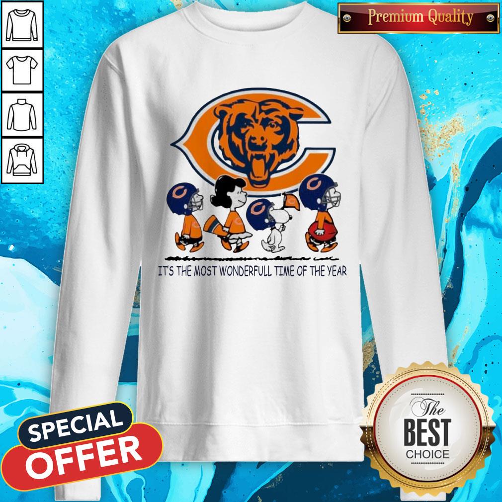 the-peanuts-characters-chicago-bear-its-the-most-wonderful-time-sweatshirt The Peanuts Characters Chicago Bear It’s The Most Wonderful Time Of The Year Sweatshirt