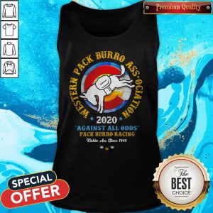 Western Pack Burro Association 2020 Against All Odds Pack Burro Racing Tank Top