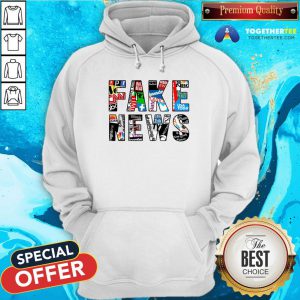 Awesome Fake News Media Hoodie - Design By Togethertee.com