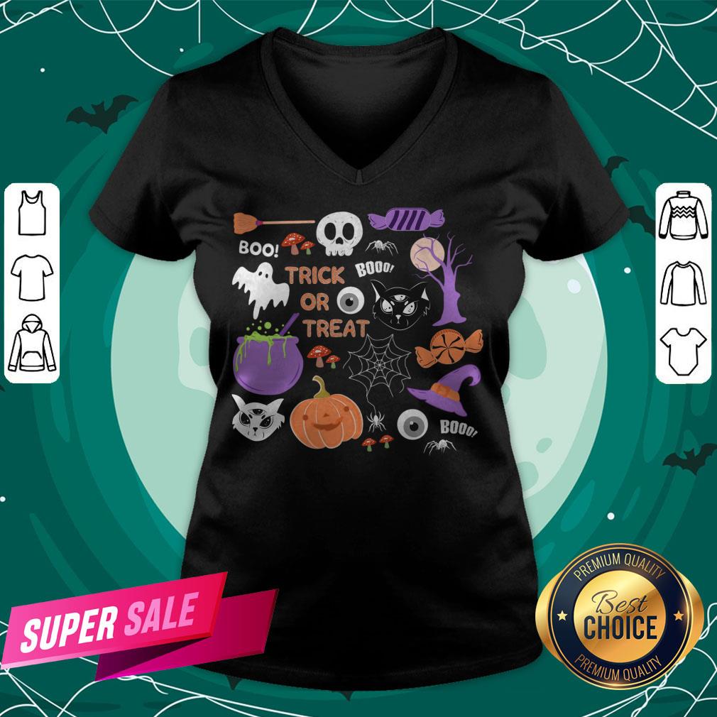 Awesome Scary Halloween T-Shirt Awesome Scary Halloween V-neck