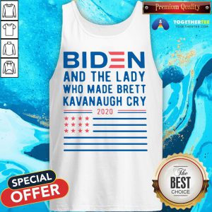 Biden And The Lady Who Made Brett Kavanaugh Cry 2020 Tank Top - Design By Togethertee.com