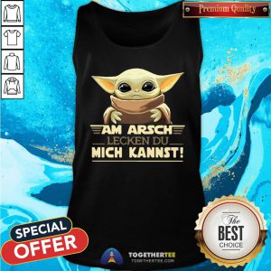 Cute Baby Yoda Am Arsch Lecken Du Mich Kannst Tank Top - Design By Togethertee.com