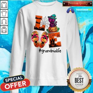 Cute Love Grandma Life Halloween Sweatshirt - Design By Togethertee.com