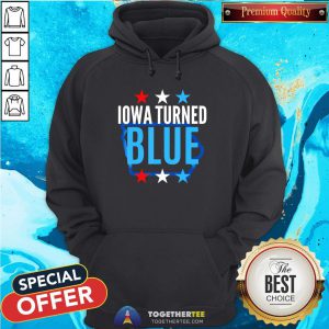 Cute Michigan Turned Blue Democrats Won The Election For Biden Stars Hoodie - Design By Togethertee.com