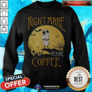 Cute Nightmare Before Dunkin Donuts Halloween Sweatshirt - Design By Togethertee.com