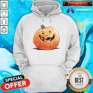 Cute Pumpkin Spice Kitty Cat Halloween Hoodie