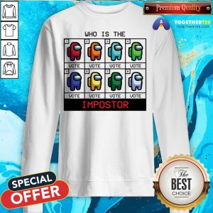 Cute Who Is The Impostor Among Us Sweatshirt