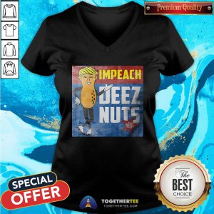 Funny Donald Trump Impeach Deez Nuts V-neck - Design By Togethertee.com
