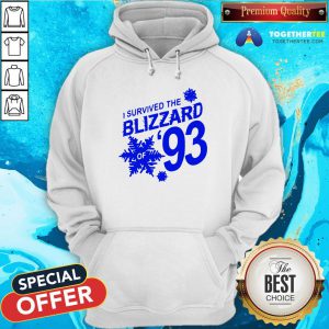 Funny I Survived The Blizzard Of 93 Hoodie - Design By Togethertee.com