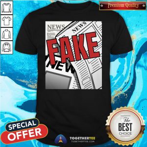 Good Fake News Halloween Costume Front And Back Shirt - Design By Togethertee.com