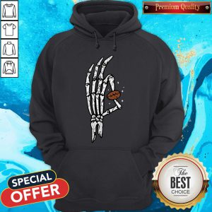 Hands Bone Hold Coffee Beans Halloween Hoodie