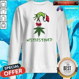 Hot Grinch Hand Mistlestoned Sweatshirt - Design By Togethertee.com
