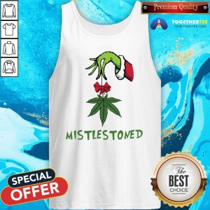 Hot Grinch Hand Mistlestoned Tank Top - Design By Togethertee.com