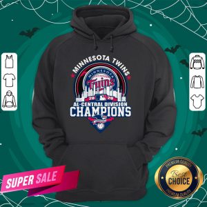 Minnesota Twins 2020 AL Central Division Champions American Baseball Hoodie