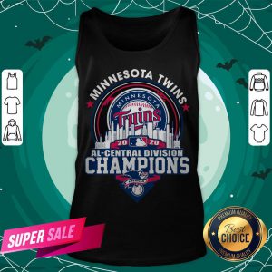Minnesota Twins 2020 AL Central Division Champions American Baseball Tank Top