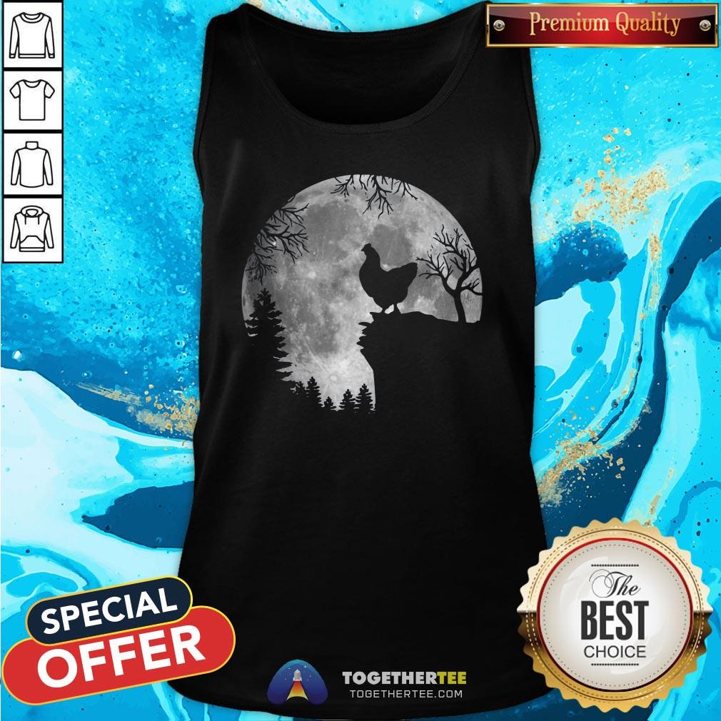 Nice Chicken Black Moon Halloween Tank Top - Design By Togethertee.com Nice Chicken Black Moon Halloween Tank Top - Design By Togethertee.com