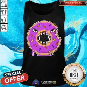 Nice Scary Donut Costume Happy Halloween Tank Top - Design By Togethertee.com