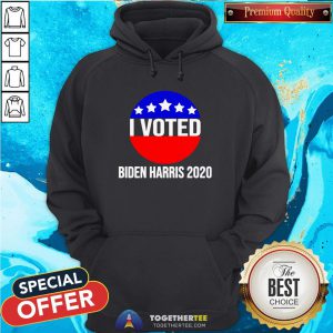 Official I Voted Biden Harris 2020 Hoodie - Design By Togethertee.com