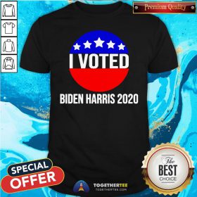 Official I Voted Biden Harris 2020 Shirt - Design By Togethertee.com