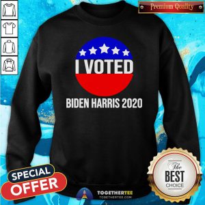 Official I Voted Biden Harris 2020 Sweatshirt - Design By Togethertee.com