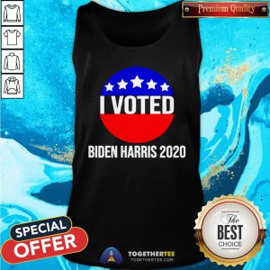 Official I Voted Biden Harris 2020 Tank Top - Design By Togethertee.com