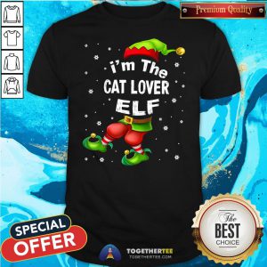 Official I’m The Cat Lover Elf Christmas Shirt - Design By Togethertee.com