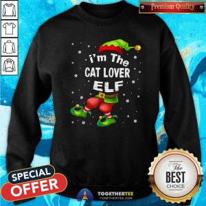 Official I’m The Cat Lover Elf Christmas Sweatshirt - Design By Togethertee.com