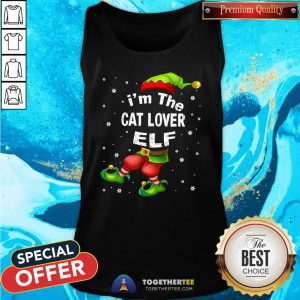 Official I’m The Cat Lover Elf Christmas Tank Top - Design By Togethertee.com