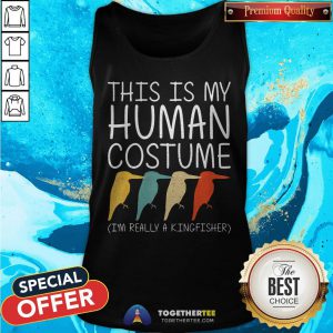 Official Kingfisher Halloween Human Costume Bird Animal Easy DIY Gift Tank Top - Design By Togethertee.com