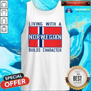 Official Living With A Norwegian Builds Character Tank Top - Design By Togethertee.com