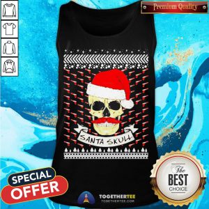 Official Santa Skull Ugly Christmas Tank Top - Design By Togethertee.com