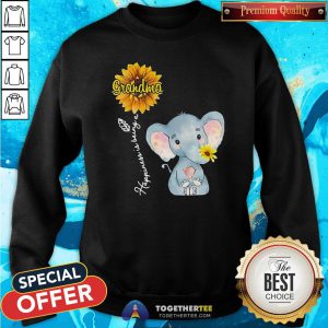 Perfect Grandma Happiness Is Being A Sunshine Flower Sweatshirt - Design By Togethertee.com