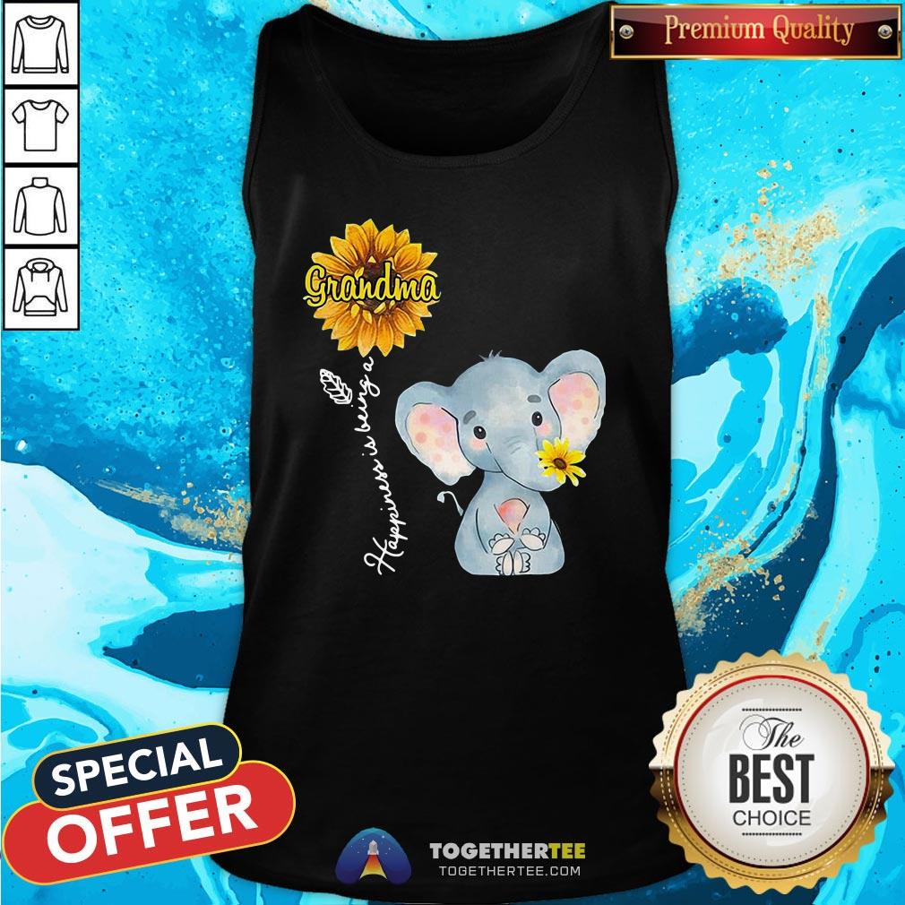 Perfect Grandma Happiness Is Being A Sunshine Flower Tank Top - Design By Togethertee.com Perfect Grandma Happiness Is Being A Sunshine Flower Tank Top - Design By Togethertee.com