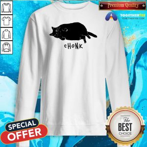 Pretty Black Cat Chonk Sweatshirt - Design By Togethertee.com