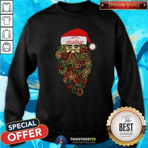 Pretty Merry Christmas Santa Claus Sweatshirt - Design By Togethertee.com