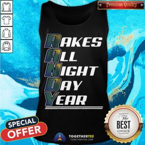 Randy Arozarena Rakes All Night Day Year Tank Top - Design By Togethertee.com