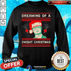 The Office TV Series Dreaming Of A Dwight Christmas Sweatshirt - Design By Togethertee.com