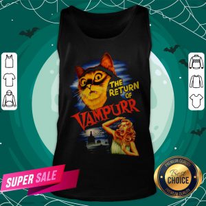 The Return Of Vampurr Cat Vampire Halloween Tank Top