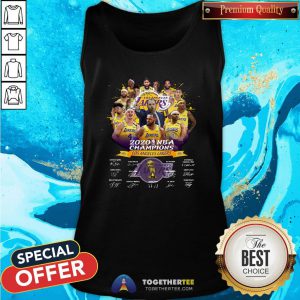 Top Los Angeles All Player 2020 NBA Champions Signatures Tank Top - Design By Togethertee.com