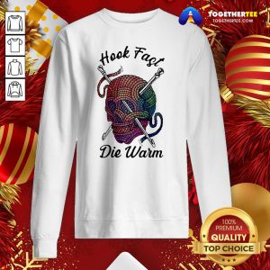 Awesome Skull Hook Fast Die Warm Crochet Sweatshirt - Design By Togethertee.com